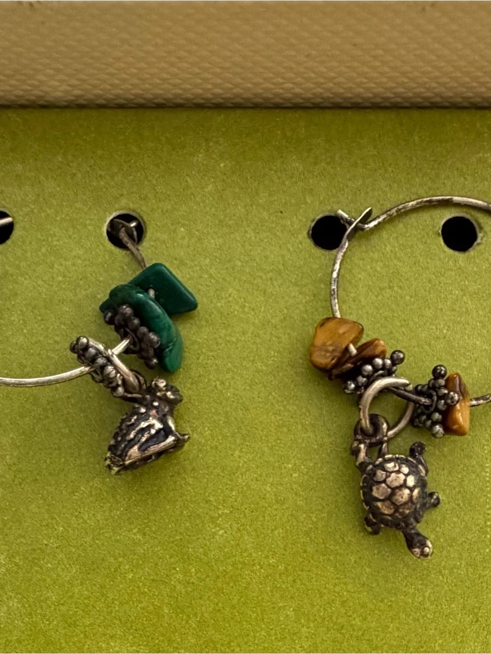 8 Delicate Multi-Charms wine glass identifier